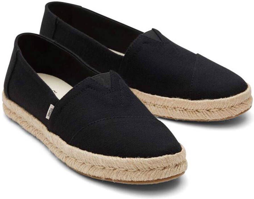 TOMS Shoes ALPARGATA ROPE 2.0 Instappers Zwart