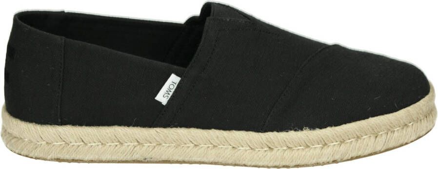 TOMS Instappers Heren Alp Rope 2.0 44 5 Canvas Zwart