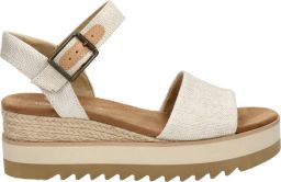 TOMS Shoes DIANA~~~~~~~~~~~~~~~~~~~~~~~~~ Sandalen met hak Dames Sandalen Wit beige