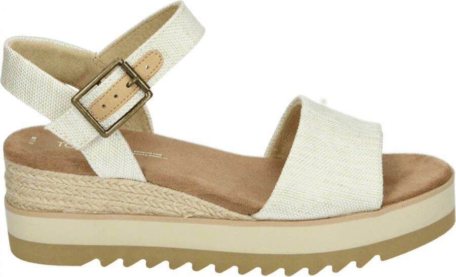 TOMS Shoes DIANA Volwassenen Sandalen met hakDames Sandalen Wit beige