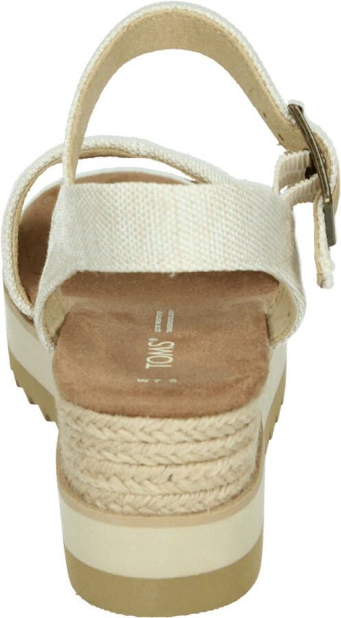 TOMS Shoes DIANA Volwassenen Sandalen met hakDames Sandalen Wit beige