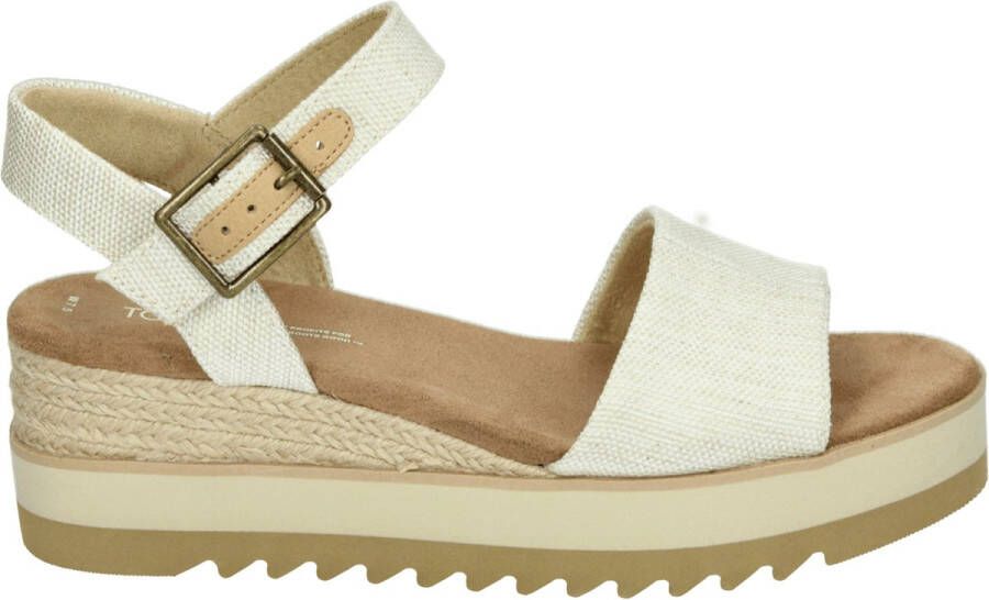 TOMS Shoes DIANA~~~~~~~~~~~~~~~~~~~~~~~~~ Sandalen met hakDames Sandalen Wit beige