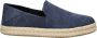 TOMS Santiago Recycled Cotton Canvas Blue Slip-on - Thumbnail 1