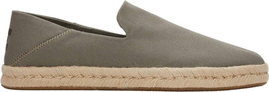 TOMS Santiago espadrille van canvas met raffia details