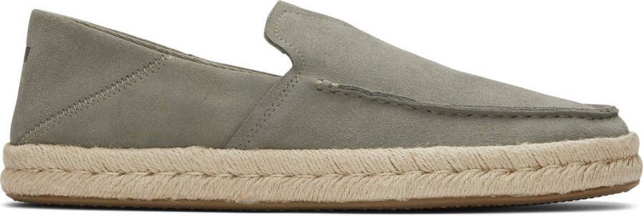 TOMS Shoes Toms Alonso Loafer Rope Vetiver Grey suede