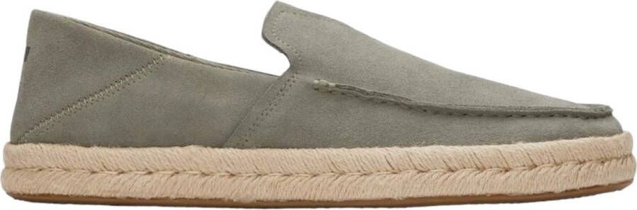 TOMS Shoes Toms Alonso Loafer Rope Vetiver Grey suede