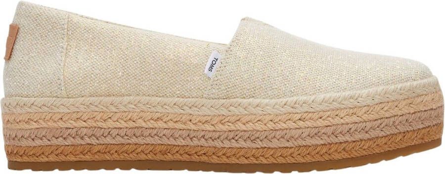 TOMS Shoes VALENCIA Volwassenen Instappers Wit beige