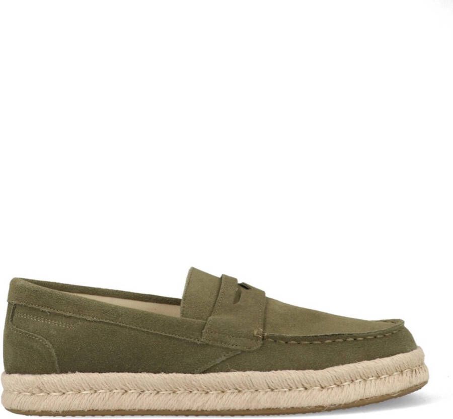 TOMS Klassieke Schoenen Stanford Rope 2.0 10019911 Dark Olive Suede 3126