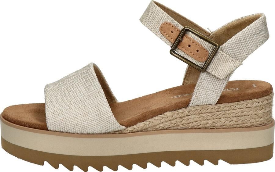 TOMS Shoes DIANA~~~~~~~~~~~~~~~~~~~~~~~~~ Sandalen met hak Dames Sandalen Wit beige - Foto 7