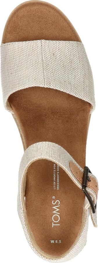 TOMS Shoes DIANA~~~~~~~~~~~~~~~~~~~~~~~~~ Sandalen met hak Dames Sandalen Wit beige - Foto 8