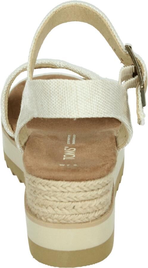 TOMS Shoes DIANA~~~~~~~~~~~~~~~~~~~~~~~~~ Sandalen met hak Dames Sandalen Wit beige - Foto 3