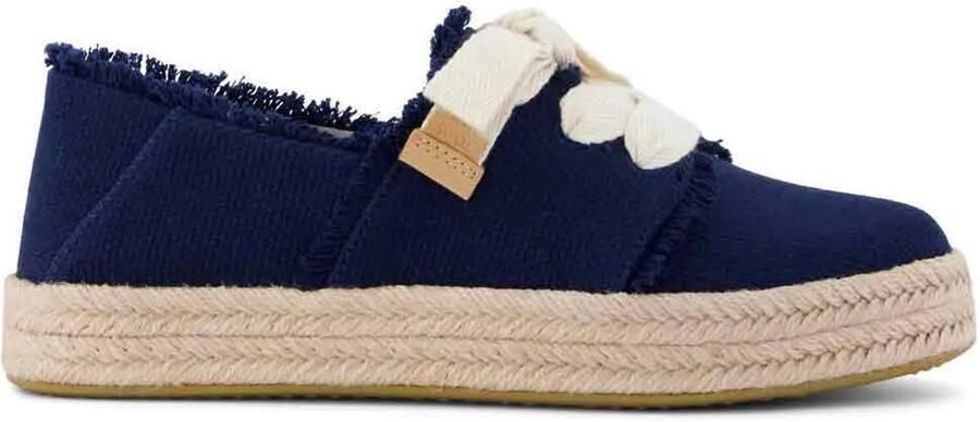 TOMS Women's Carolina Lace Up Sneakers blauw beige