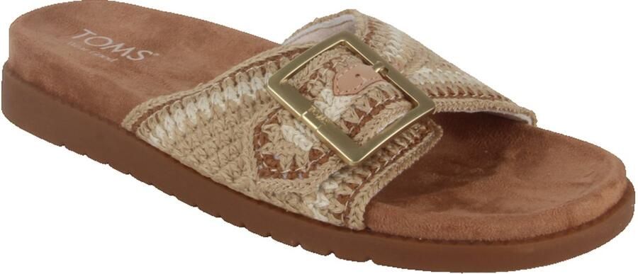 TOMS Marin Slide Slippers Dames Beige - Foto 4