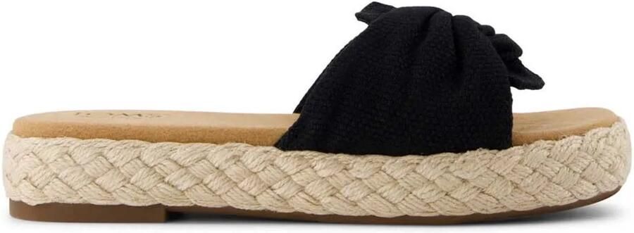 TOMS Women's Abby Slide Sandalen beige zwart