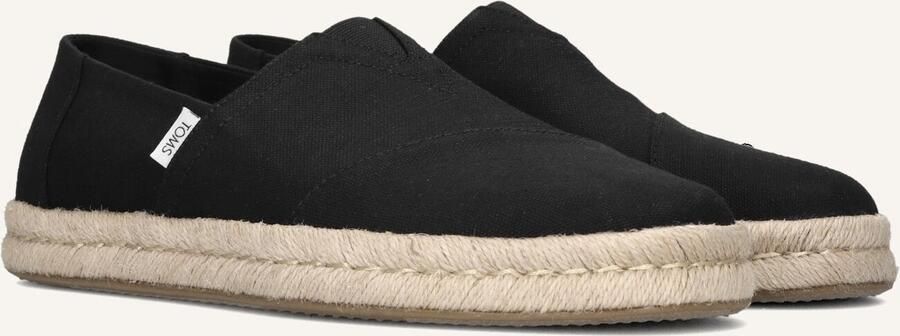 TOMS Instappers Heren Alp Rope 2.0 Canv Maat: 45 Materiaal: Textiel Kleur: Zwart - Foto 2