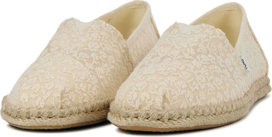 TOMS Espadrilles Female Instappers Damesschoenen Canvas Alpargata. rope bot Gebroken wit - Foto 6