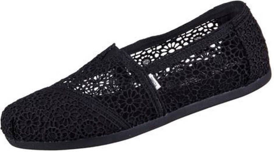 TOMS Alpargata Met Kant Black Moroccan Crochet - Foto 4
