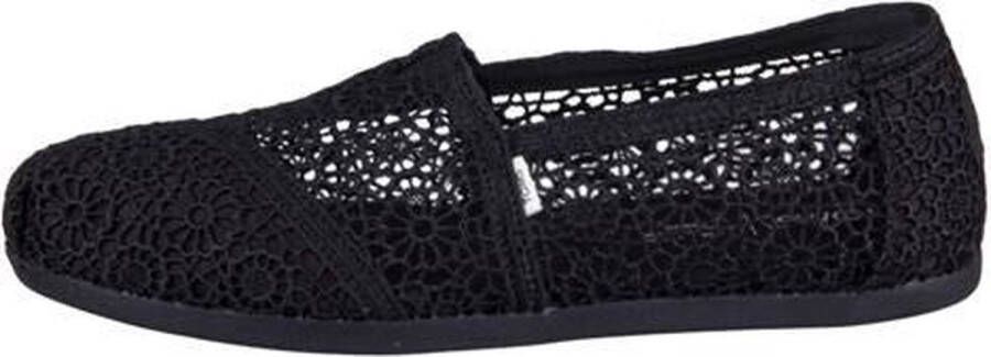 TOMS Alpargata Met Kant Black Moroccan Crochet - Foto 5