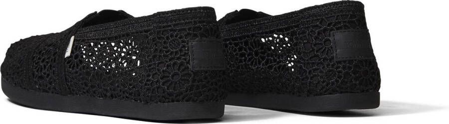 TOMS Alpargata Met Kant Black Moroccan Crochet - Foto 9