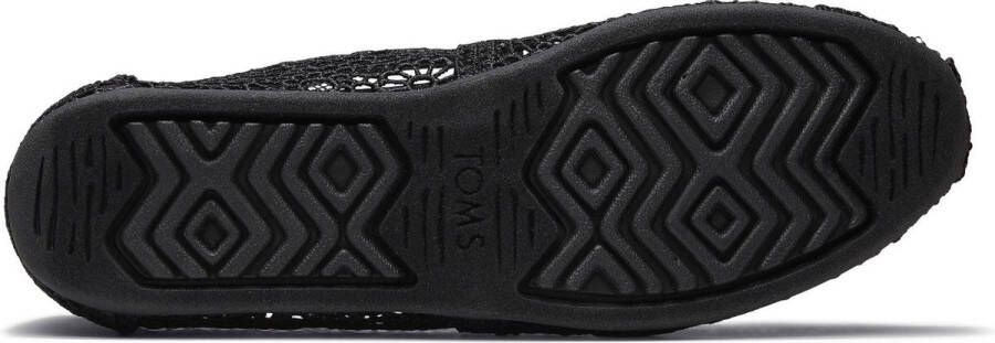 TOMS Alpargata Met Kant Black Moroccan Crochet - Foto 7
