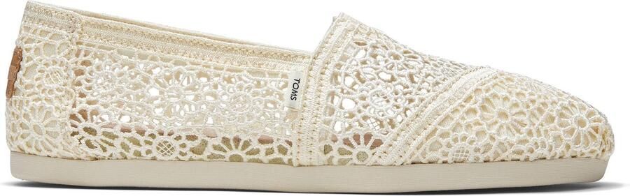TOMS Alpargata Met Kant Beige Narural Moroccan Crochet - Foto 6