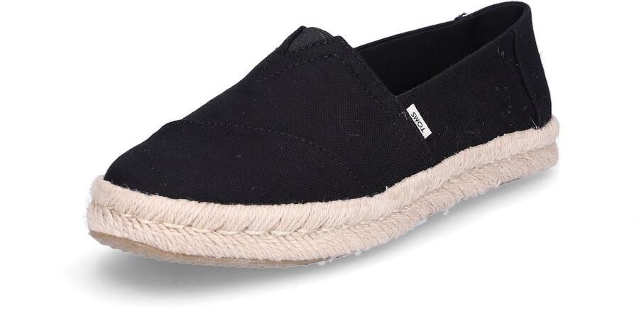 TOMS Alpargata Rope 2.0 Espadrilles Dames Zwart