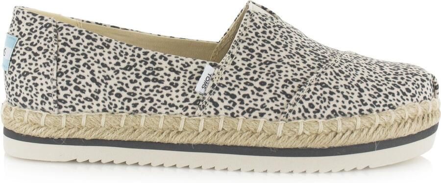 TOMS Women's Alpargata Platform Rope Sneakers beige grijs - Foto 2