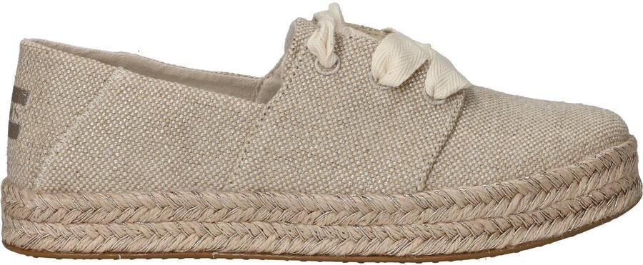 TOMS Carolina Lace Up Instappers Dames Goud