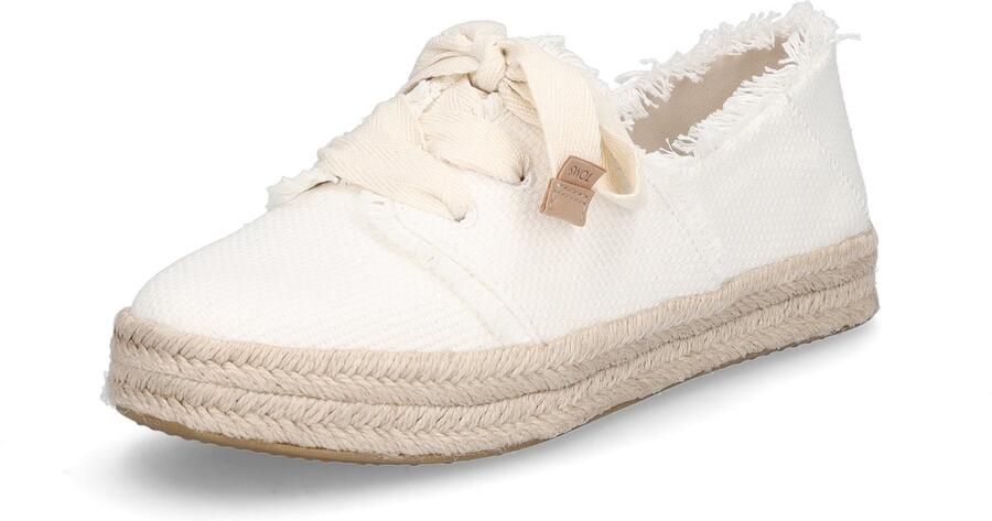 TOMS Women's Carolina Lace Up Sneakers beige wit