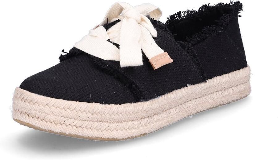 TOMS Women's Carolina Lace Up Sneakers zwart beige