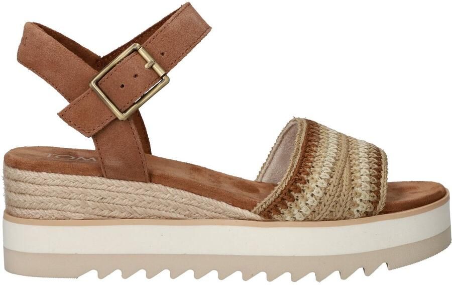 TOMS Sandalen met sleehak Sandalen