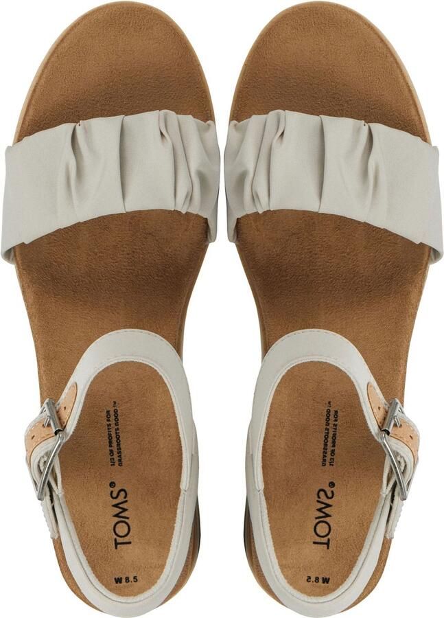 TOMS Dames Diana.1 Maat: 39 Materiaal: Leer Kleur: Wit - Foto 4