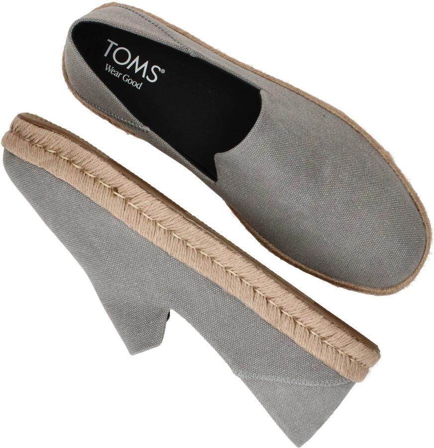 TOMS Santiago Heren Instappers Heren Grijs - Foto 2