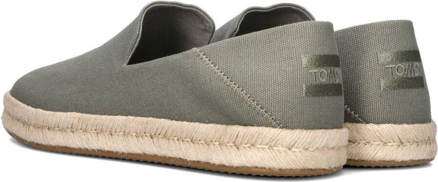 TOMS Instappers Heren Santiago Heren Maat: 44 Materiaal: Canvas Kleur: Groen - Foto 5