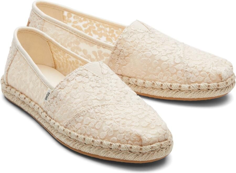 TOMS Shoes ALPARGATA ROPE Volwassenen Instappers Wit beige - Foto 5