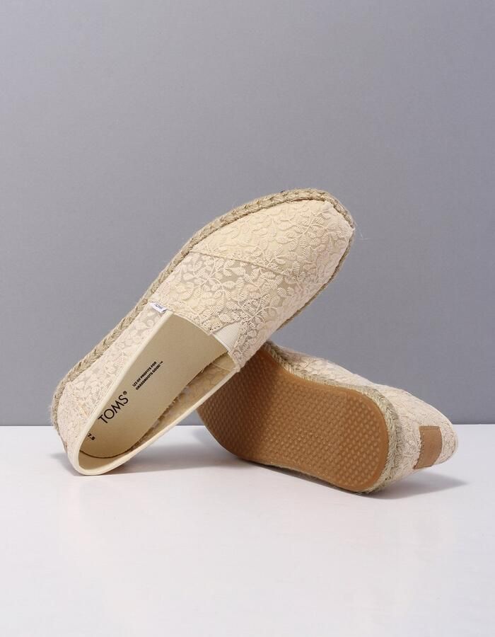 TOMS Shoes ALPARGATA ROPE Volwassenen Instappers Wit beige - Foto 3