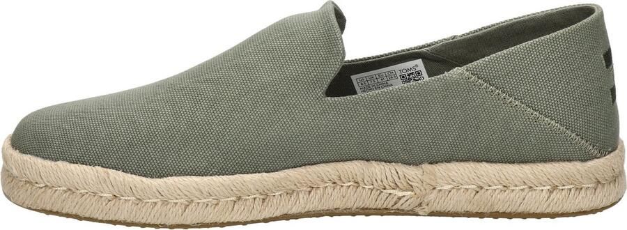 TOMS Instappers Heren Santiago Heren Maat: 47 5 Materiaal: Canvas Kleur: Groen - Foto 11