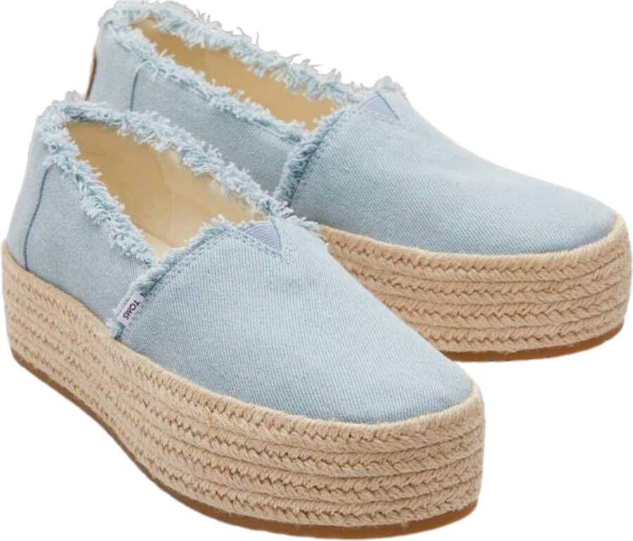 TOMS Valencia Espadrilles Dames Blauw