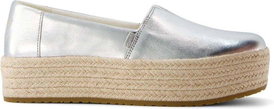 TOMS Valencia Espadrilles Zilver Vrouw