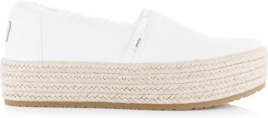 TOMS Shoes VALENCIA Volwassenen Instappers Wit beige