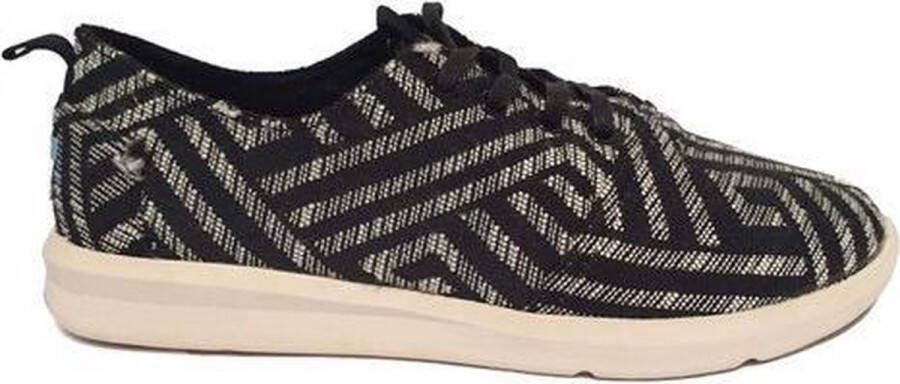 TOMS Viaje Sneaker 10004799 Black White Cultural Woven