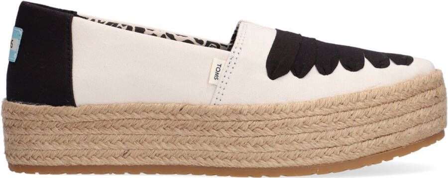 TOMS Espadrilles Dames Instappers Damesschoenen Canvas Valencia Zwart - Foto 2