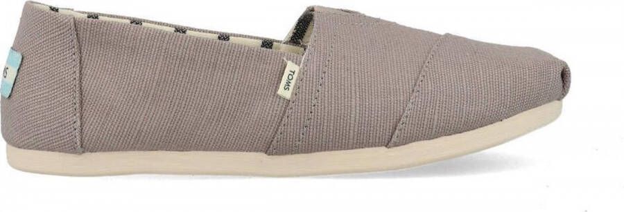 TOMS Vrouwen Textiel 30016741 Damesschoenen Alpargata Riviera Grijs