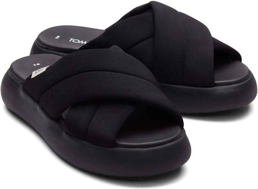 TOMS Zwart Alpargata mallow crossover slippers zwart