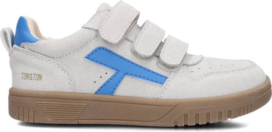 Ton & Ton Jongens Lage sneakers Filip Grijs Suède