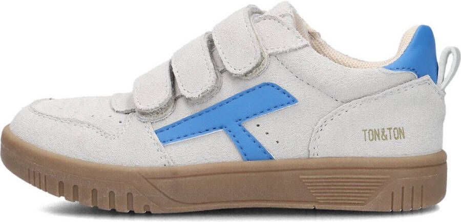 Ton & Ton Jongens Lage sneakers Filip Grijs Suède