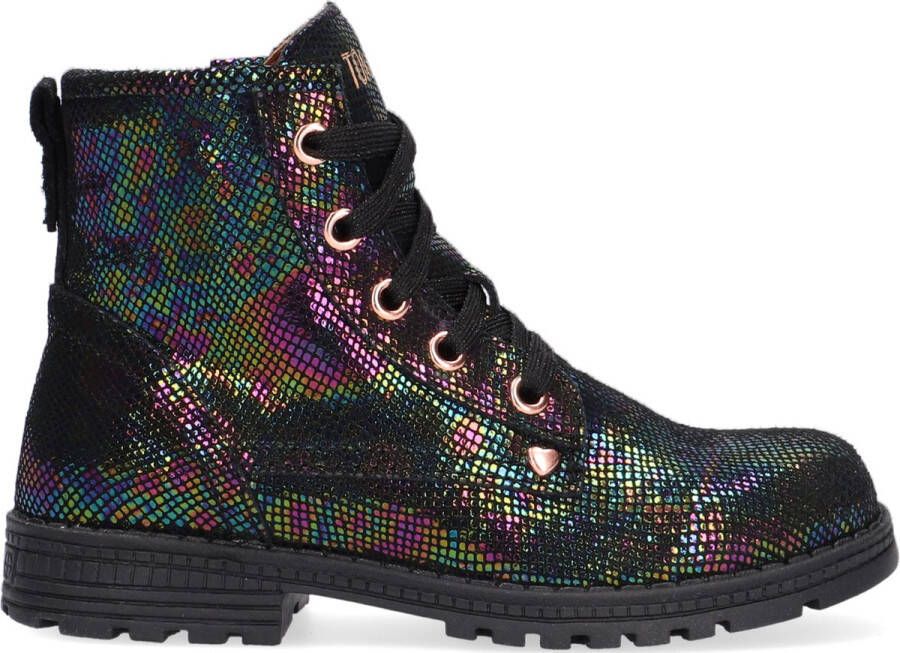 Ton & Ton Hedvig Veterboots Laarzen Met Veters Meisjes Kids Multi