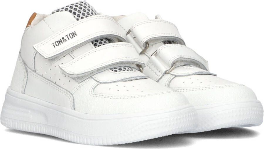 Ton & Ton Helge Lage sneakers Leren Sneaker Wit