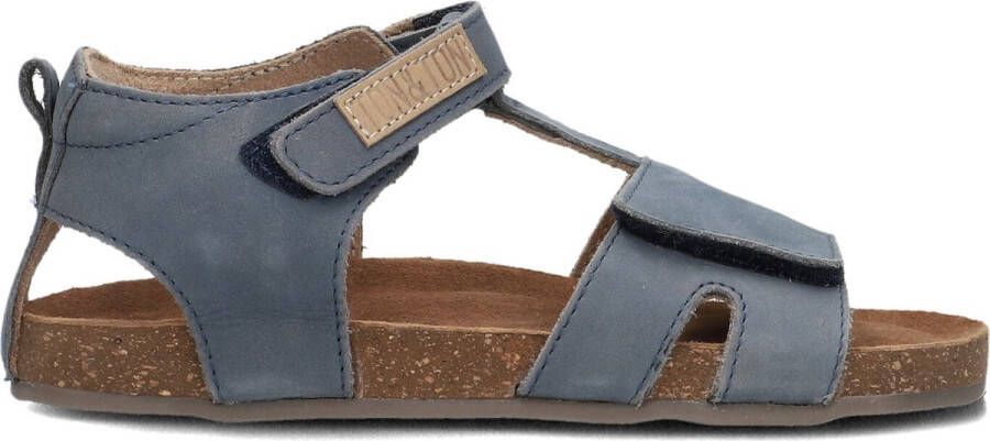 Ton & Ton Jongens Fenris Blauw Leer
