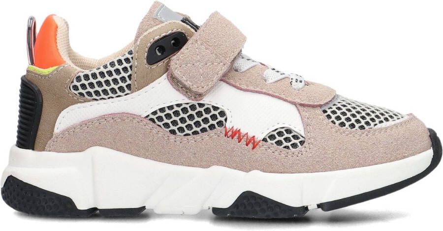Ton & Ton Jongens Lage sneakers Chunky zool Boje Beige Suède